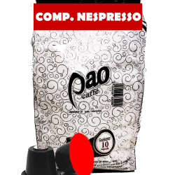 Pao caffe' capsule compatibili nespresso da 80 pz s